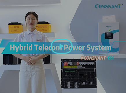 Système d'alimentation hybride de télécommunications