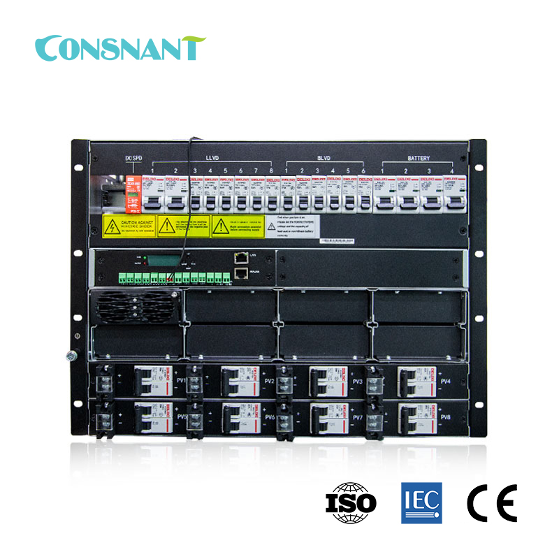 Système d'alimentation de télécommunication intégré 48V 400A