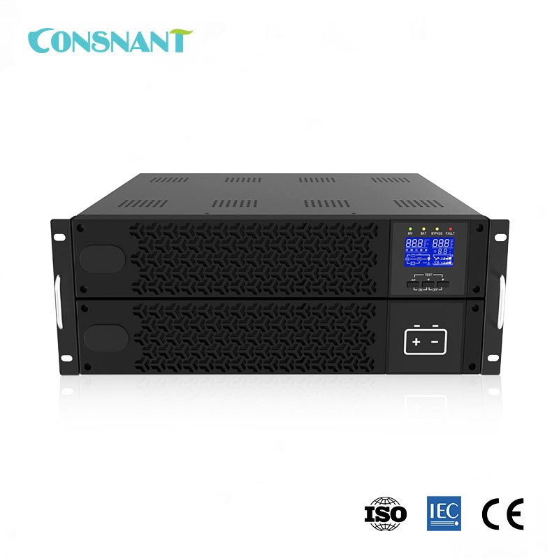 UPS en ligne à haute fréquence de bâti de support 10 - 20KVA