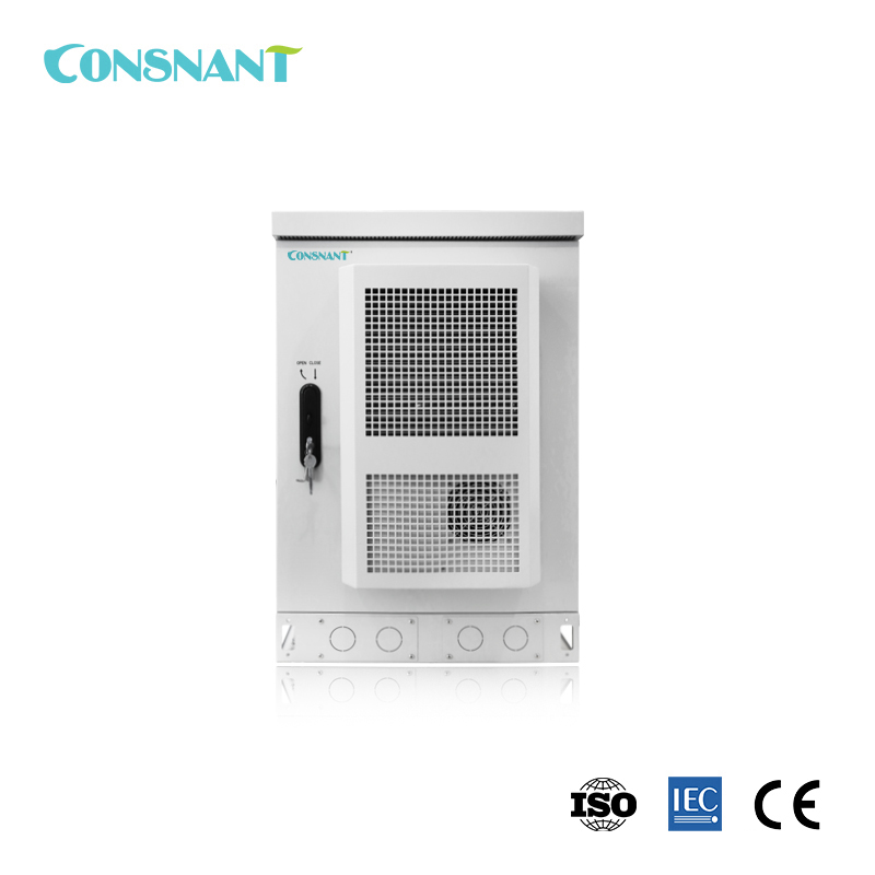 UPS extérieur au sol IP56 1-10KVA avec batterie VRLA avec climatiseur d'armoire