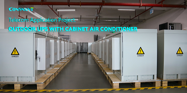 Projet d'application télécom : UPS extérieur avec climatiseur d'armoire